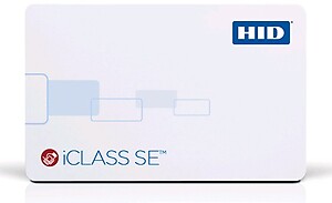 HID iCLASS SE 3002 PVC Card 16k bit (2k Bytes) card with 16 app areas