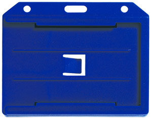 Colored Molded Rigid Plastic Two-Sided Multi-Card holder - Horizontal
