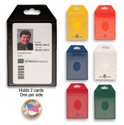 RFID Shielded Secure 2-card Badgeholder Flex