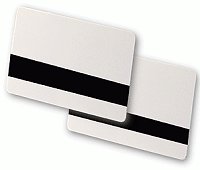 104523-813 Zebra HiCo Mag Stripe White PVC ID Cards, 30 Mil, Retransfer-Ready, 500 cards