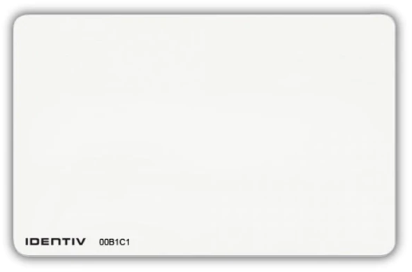 Identiv 4010S ISO PVC Proximity Card - 64 bit - Kantech XSF Format (P20DYE Compatible)