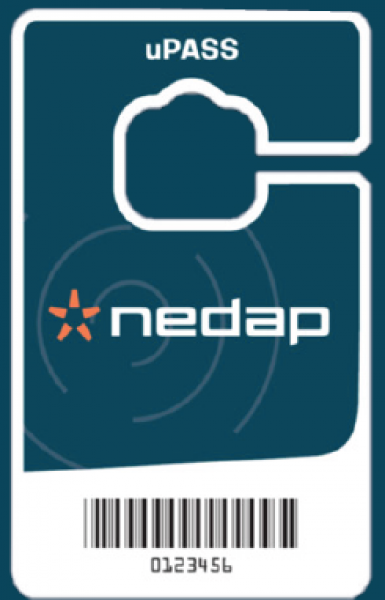 NEDAP uPASS 9988823 UHF Hangtag Wiegand 26