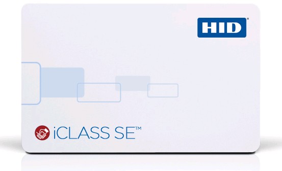HID iCLASS SE 3000 PVC Card 2kbIts (256 Bytes) with 2 App Areas