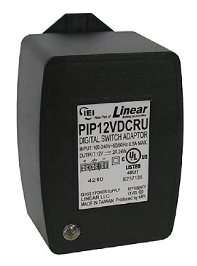 Linear IEI 12VDC 2A Plug-In Linear Power Supply, Grounded / Fused